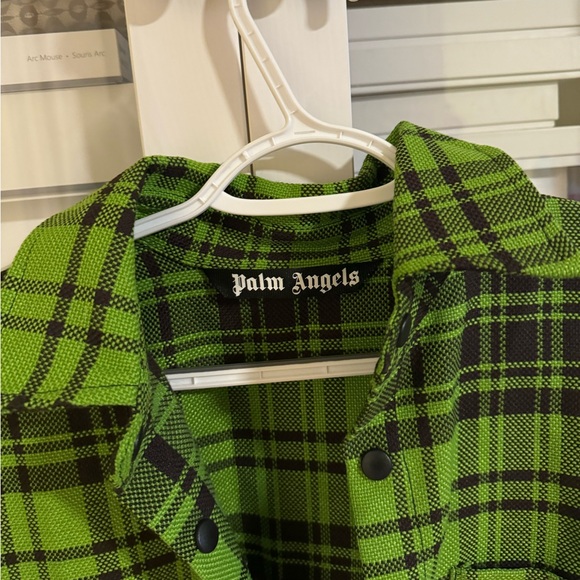 Palm Angels Lime green button up - Small - Picture 2 of 3
